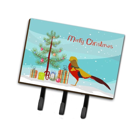 Jensendistributionservices Golden or Chinese Pheasant Christmas Leash or Key Holder MI1713381